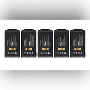 5‎ Pack 3.7V 4800mAh Scanner Battery Symbol Zebra Motorola MC3200 MC3300 Series
